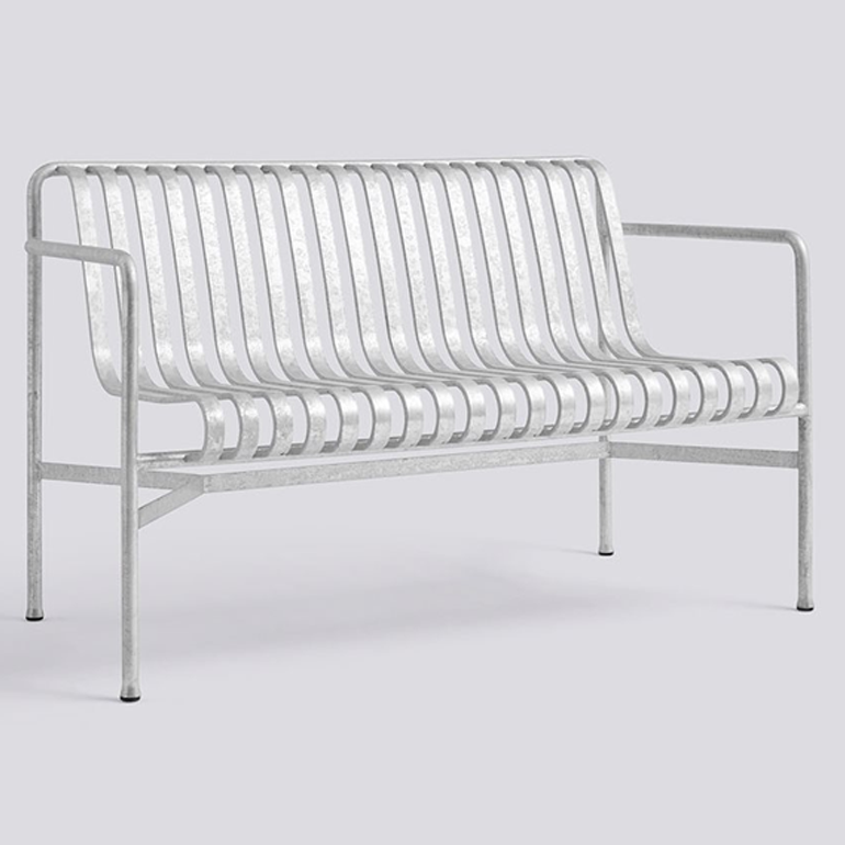 PALISSADE DINING BENCH HOT GALVANISED